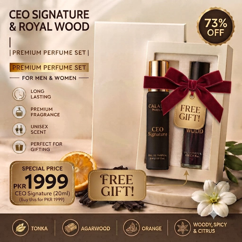 CEO Signature & Royal Wood | Premium Perfume Set For Men & Women